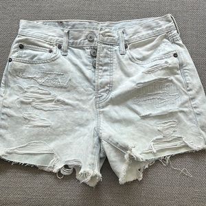 American Eagle destructed jeans shorts